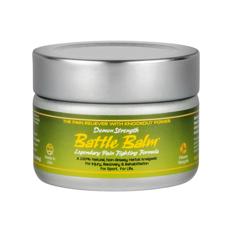 Battle Balm® Battle Balm® - Demon Strength All Natural & Organic Pain Relief Cream Topical analgesic, pain relief ointment, muscle rub