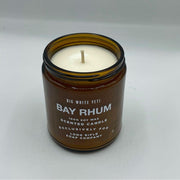 Long Rifle Soap Co. Bay Rhum Candle by Big White Yeti | 9 oz Amber Jar Candle