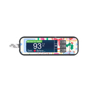 Peelz Holiday Greetings Bayer Contour Next Glucometer Sticker - Pump Peelz Peelz/Stickers