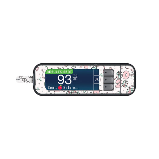 Peelz Cheers to '26 Bayer Contour Next Glucometer Sticker - Pump Peelz Peelz/Stickers