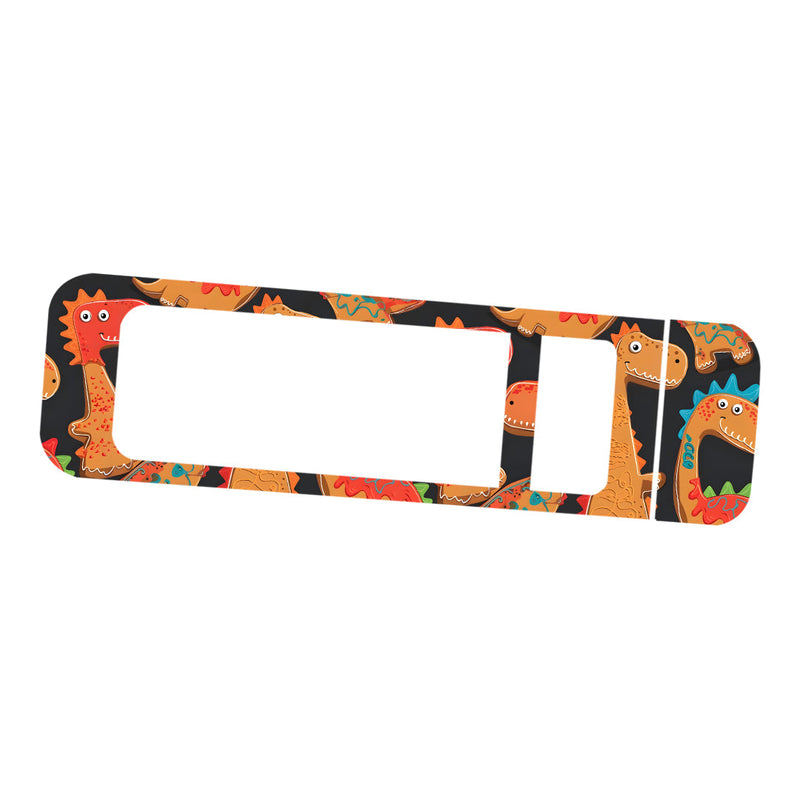 Peelz Jurassic Gingerbread Bayer Contour Next Glucometer Sticker - Pump Peelz Peelz/Stickers