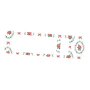 Peelz Poinsettia Parade Bayer Contour Next Glucometer Sticker - Pump Peelz Peelz/Stickers