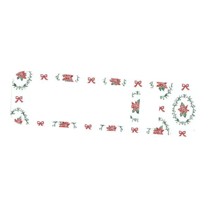 Peelz Poinsettia Parade Bayer Contour Next Glucometer Sticker - Pump Peelz Peelz/Stickers