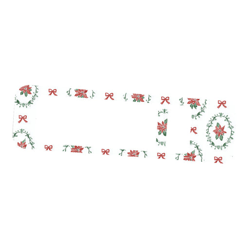 Peelz Poinsettia Parade Bayer Contour Next Glucometer Sticker - Pump Peelz Peelz/Stickers