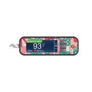Peelz Merry Coquette Bayer Contour Next Glucometer Sticker - Pump Peelz Peelz/Stickers