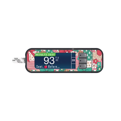 Peelz Merry Coquette Bayer Contour Next Glucometer Sticker - Pump Peelz Peelz/Stickers