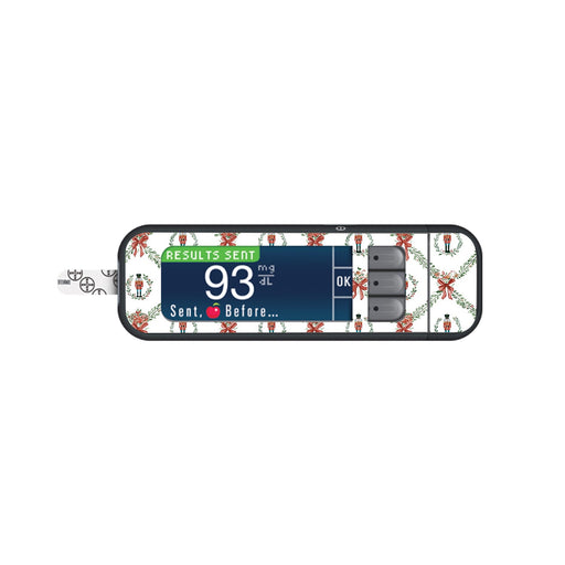 Peelz Nutcracker Noel Bayer Contour Next Glucometer Sticker - Pump Peelz Peelz/Stickers