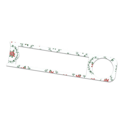 Peelz Poinsettia Parade Bayer Contour© Next One Glucometer Sticker - Pump Peelz Peelz/Stickers