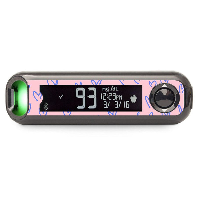 Peelz Love Language Bayer Contour© Next One Glucometer Sticker - Pump Peelz Peelz/Stickers