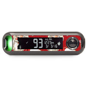 Peelz Jolly Old Saint Nick Bayer Contour© Next One Glucometer Sticker - Pump Peelz Peelz/Stickers