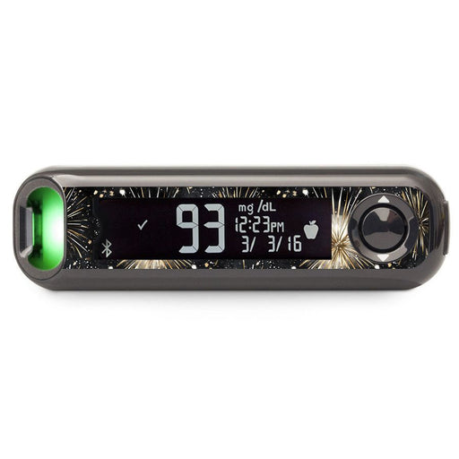 Peelz Fireworks Bayer Contour© Next One Glucometer Peelz/Stickers