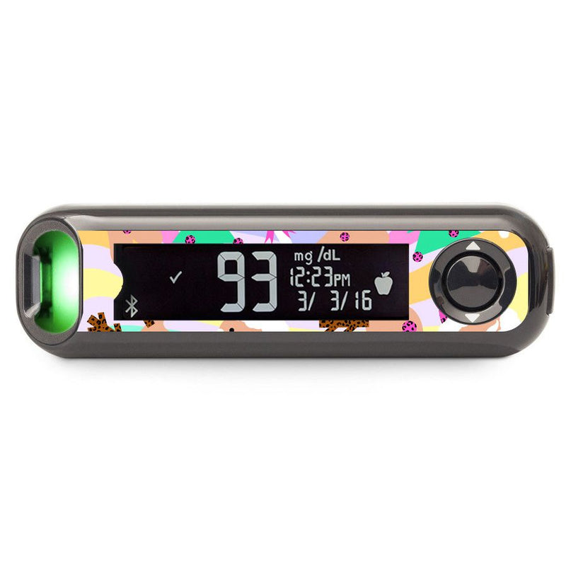 Peelz Christmas Pastel Sticker for Bayer Contour© Next One Glucometer Peelz/Stickers