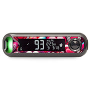 Peelz Sparkly Hearts Bayer Contour© Next One Glucometer Peelz/Stickers