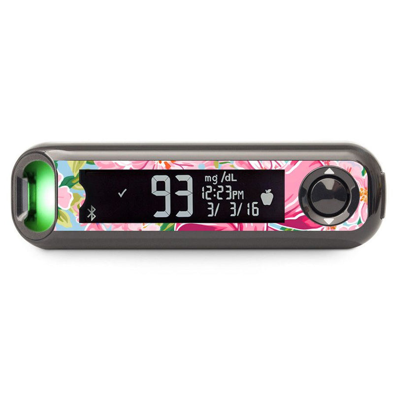 Peelz Blossom Bows Bayer Contour© Next One Glucometer Peelz/Stickers