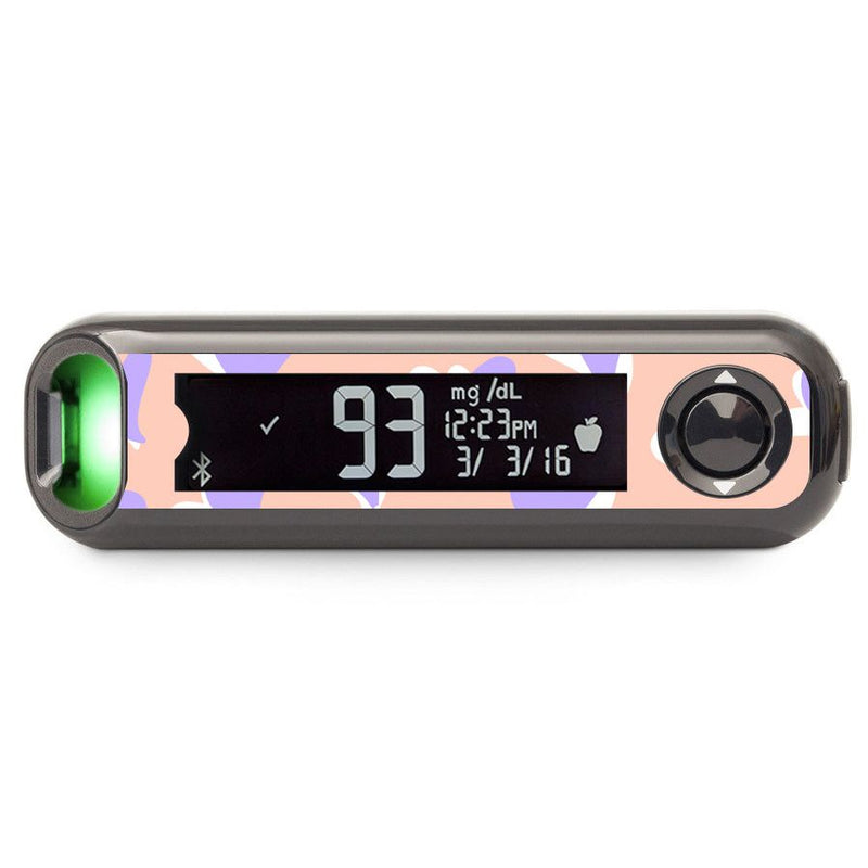 Peelz Lavender Love Bayer Contour© Next One Glucometer Peelz/Stickers