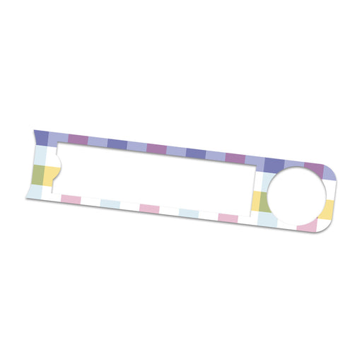Peelz Spring Plaid Bayer Contour© Next One Glucometer Peelz/Stickers