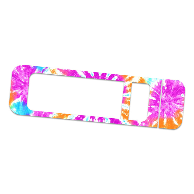 Peelz Neon Tie Dye Sticker for Bayer Contour Next Glucometer Peelz/Stickers