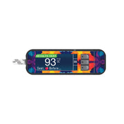 Peelz Bright Tie Dye Sticker for Bayer Contour Next Glucometer Peelz/Stickers