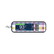 Peelz Spring Plaid Sticker for Bayer Contour Next Glucometer Peelz/Stickers
