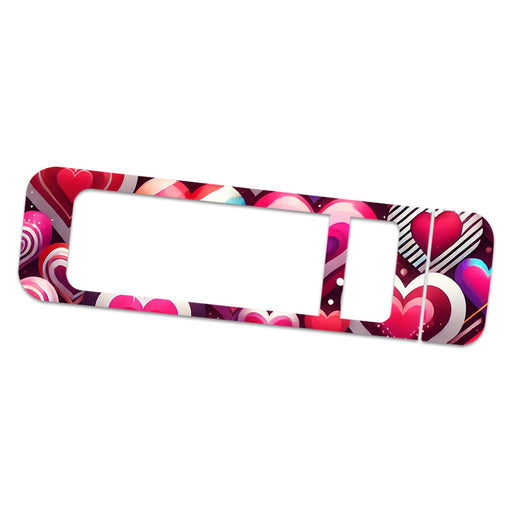Peelz Sparkly Hearts Sticker for Bayer Contour Next Glucometer Peelz/Stickers