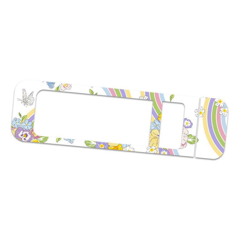 Peelz Rainbow Blooms Sticker for Bayer Contour Next Glucometer Peelz/Stickers