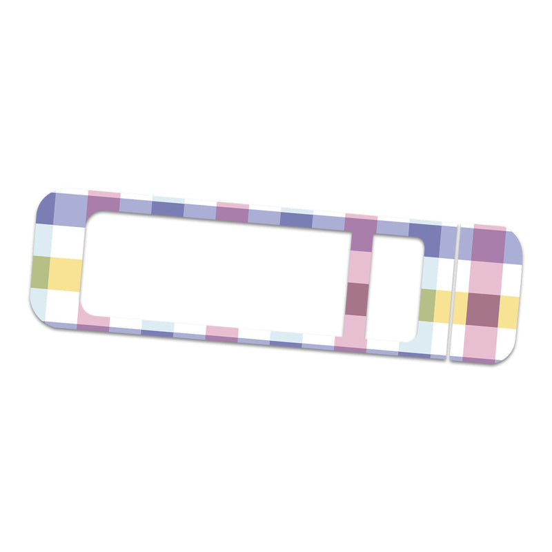 Peelz Spring Plaid Sticker for Bayer Contour Next Glucometer Peelz/Stickers