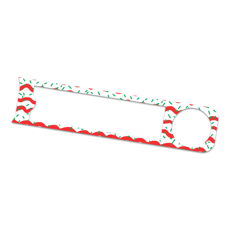 Peelz Christmas Icing Bayer Contour© Next One Glucometer Sticker - Pump Peelz Peelz/Stickers