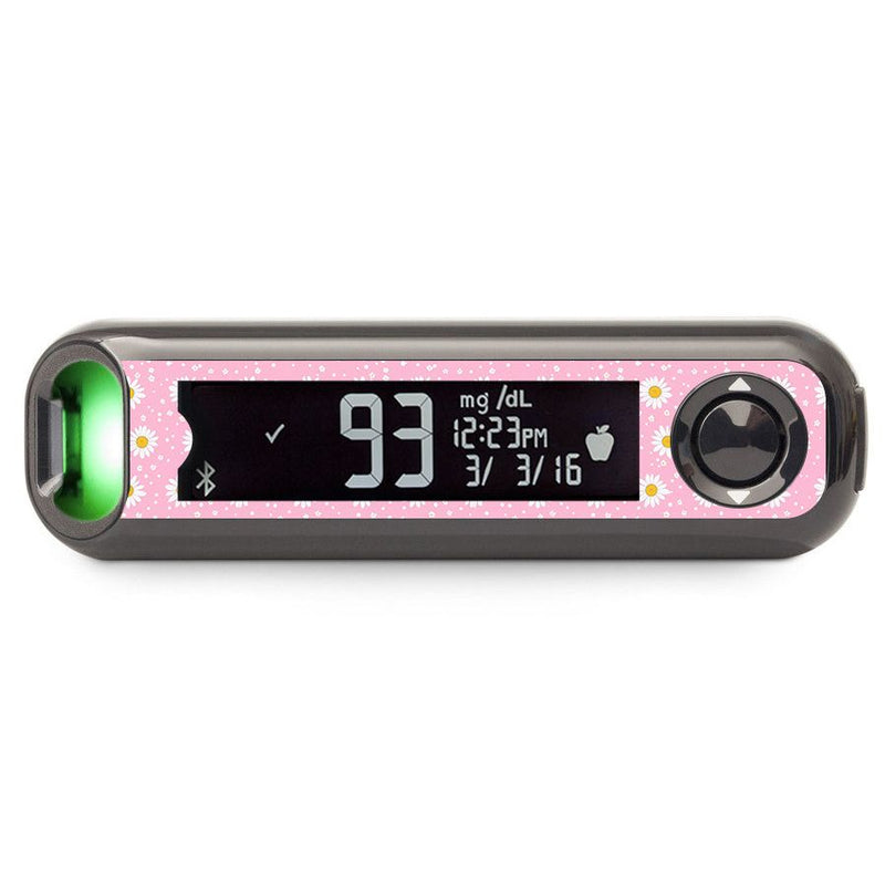 Peelz Spring Daisy Bayer Contour© Next One Glucometer Sticker - Pump Peelz Peelz/Stickers