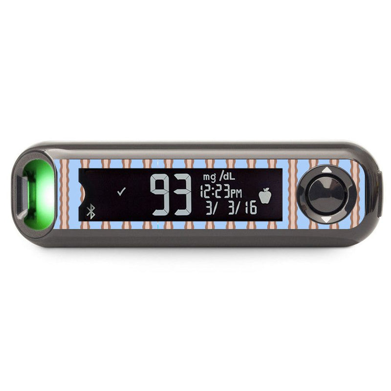 Peelz Boardwalk Waves Bayer Contour© Next One Glucometer Sticker - Pump Peelz Peelz/Stickers