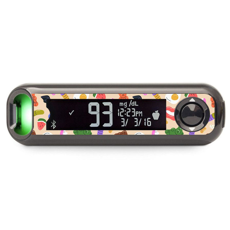 Peelz Candy Chaos Bayer Contour© Next One Glucometer Sticker - Pump Peelz Peelz/Stickers