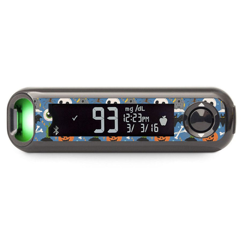 Peelz Spooky Night Bayer Contour© Next One Glucometer Sticker - Pump Peelz Peelz/Stickers