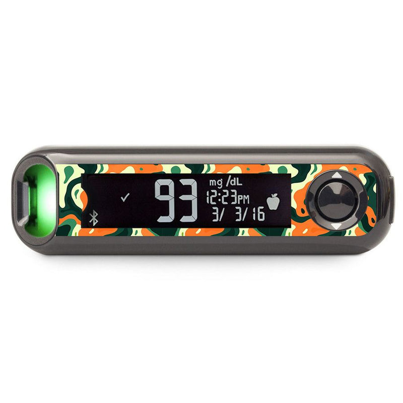Peelz Wild Current Bayer Contour© Next One Glucometer Sticker - Pump Peelz Peelz/Stickers