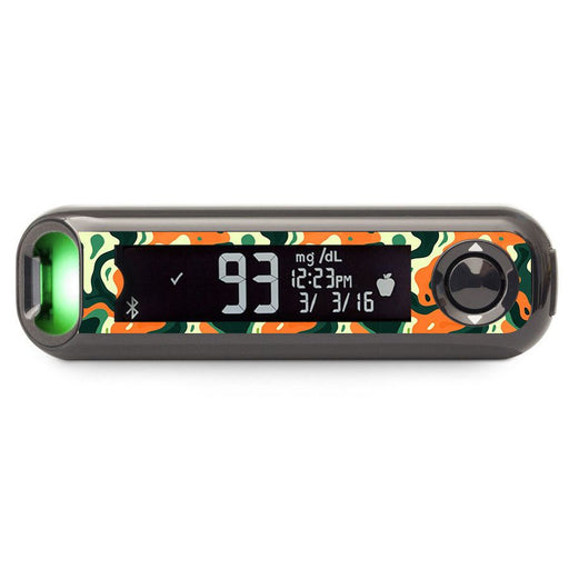 Peelz Wild Current Bayer Contour© Next One Glucometer Sticker - Pump Peelz Peelz/Stickers
