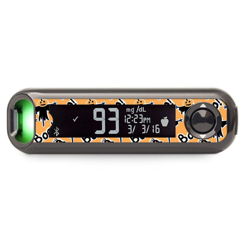 Peelz Pumpkin Boo Bayer Contour© Next One Glucometer Sticker - Pump Peelz Peelz/Stickers