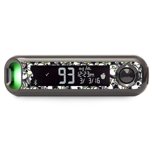 Peelz Bone Glow Bayer Contour© Next One Glucometer Sticker - Pump Peelz Peelz/Stickers
