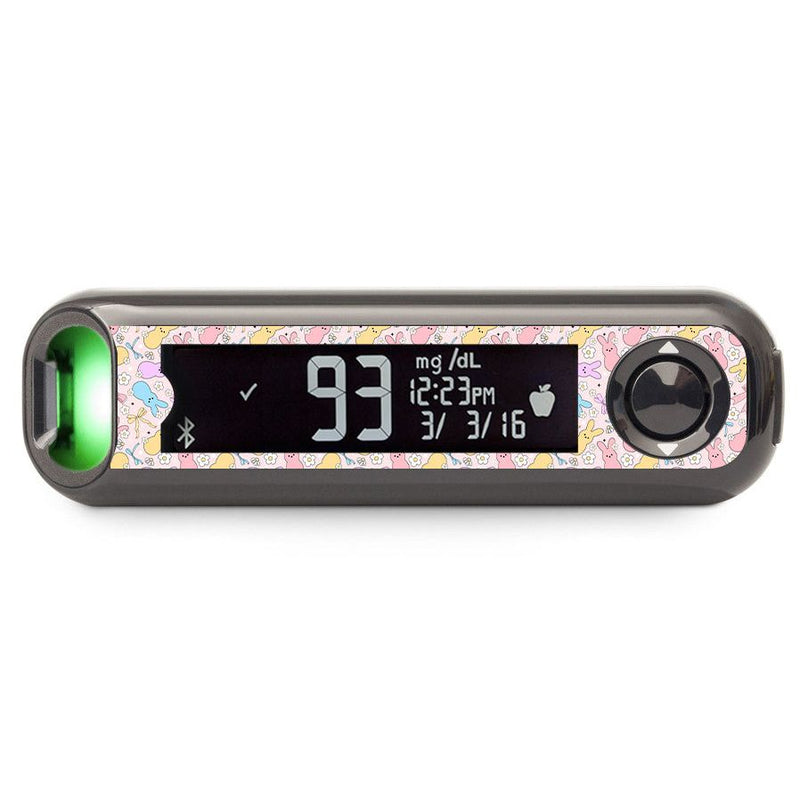 Peelz Hoppy Spring Bayer Contour© Next One Glucometer Sticker - Pump Peelz Peelz/Stickers