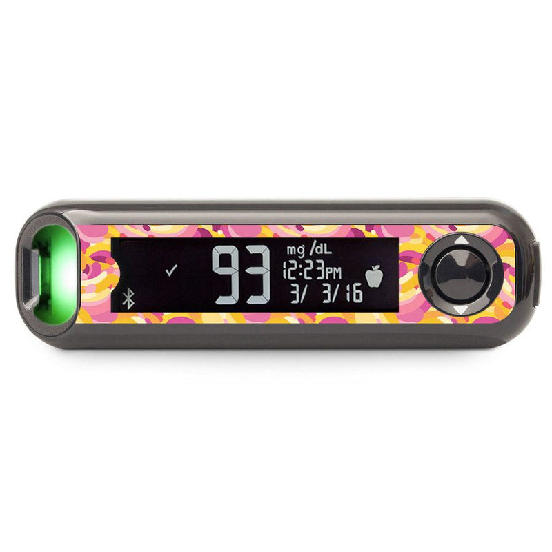 Peelz Jelly Swirl Bayer Contour© Next One Glucometer Sticker - Pump Peelz Peelz/Stickers