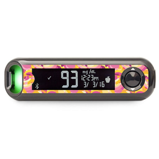 Peelz Jelly Swirl Bayer Contour© Next One Glucometer Sticker - Pump Peelz Peelz/Stickers