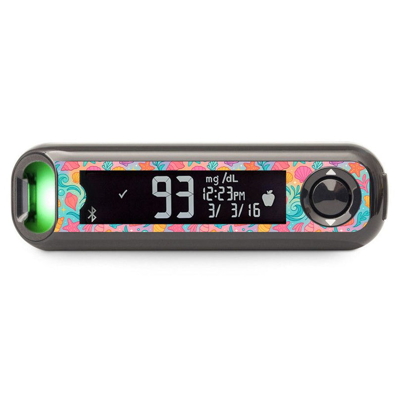 Peelz Rainbow Reef Bayer Contour© Next One Glucometer Sticker - Pump Peelz Peelz/Stickers