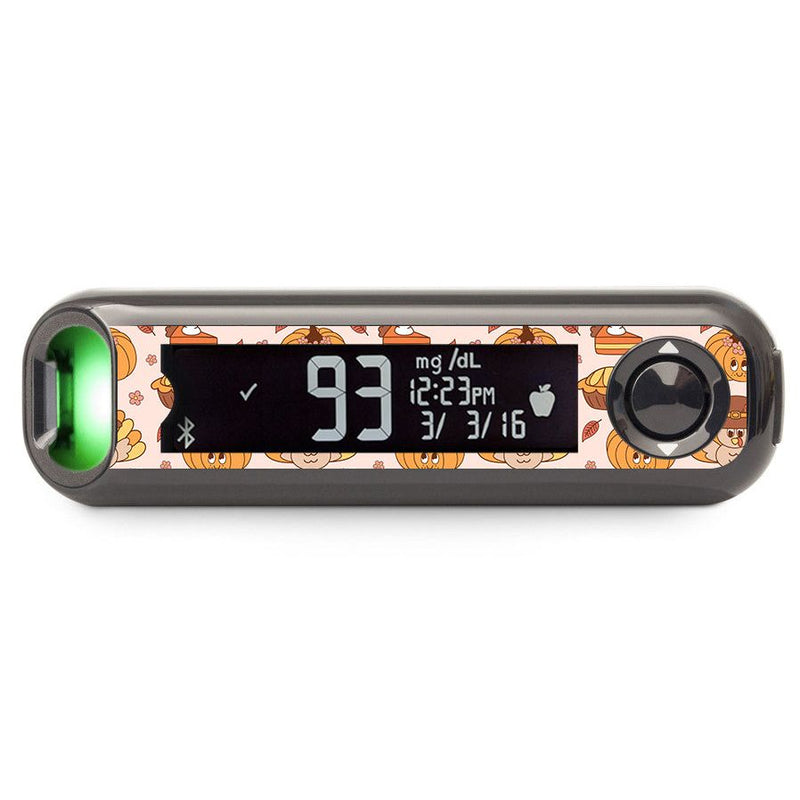 Peelz Cozy Harvest Bayer Contour© Next One Glucometer Sticker - Pump Peelz Peelz/Stickers