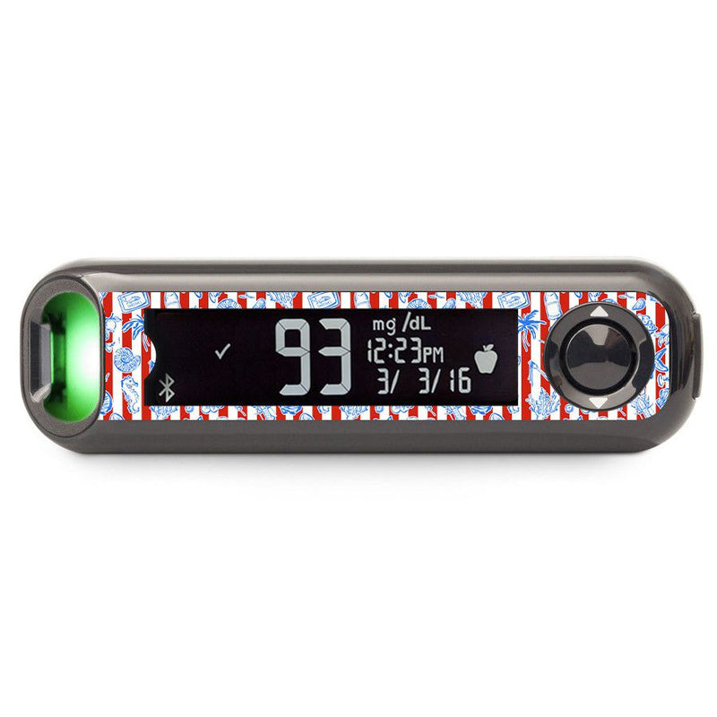 Peelz Spritz Parade Bayer Contour© Next One Glucometer Sticker - Pump Peelz Peelz/Stickers