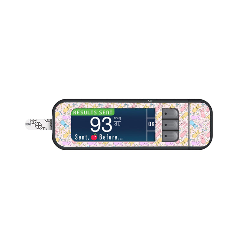 Peelz Hoppy Spring Bayer Contour Next Glucometer Sticker - Pump Peelz Peelz/Stickers
