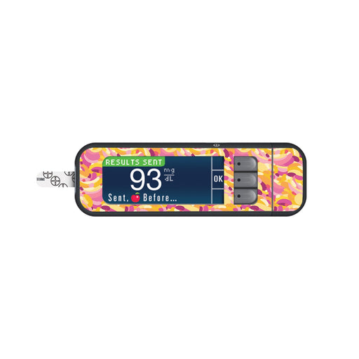 Peelz Jelly Swirl Bayer Contour Next Glucometer Sticker - Pump Peelz Peelz/Stickers