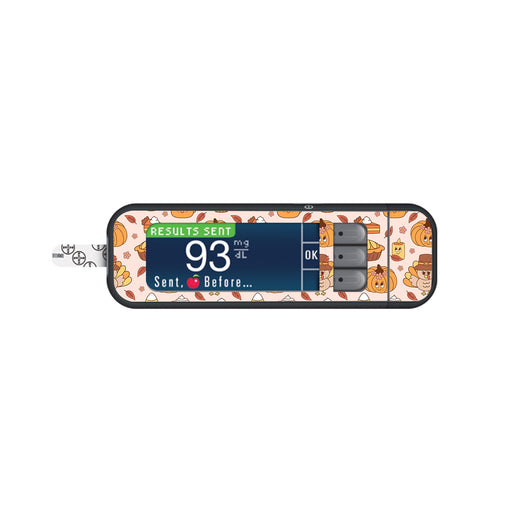 Peelz Cozy Harvest Bayer Contour Next Glucometer Sticker - Pump Peelz Peelz/Stickers