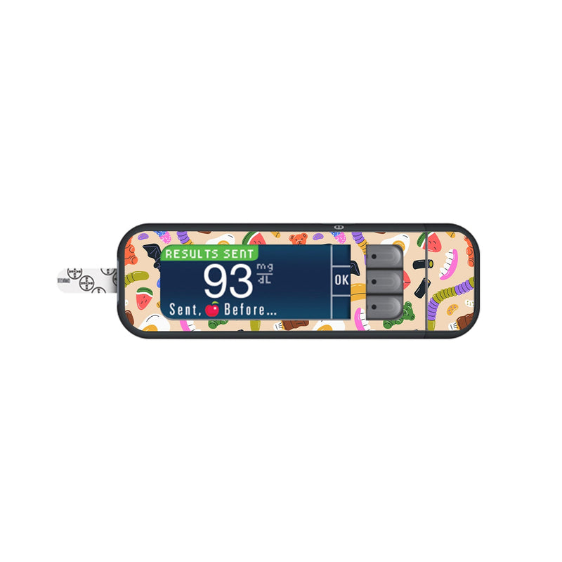 Peelz Candy Chaos Bayer Contour Next Glucometer Sticker - Pump Peelz Peelz/Stickers