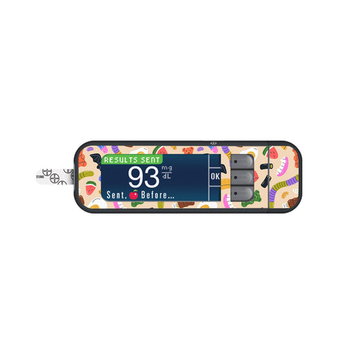 Peelz Candy Chaos Bayer Contour Next Glucometer Sticker - Pump Peelz Peelz/Stickers