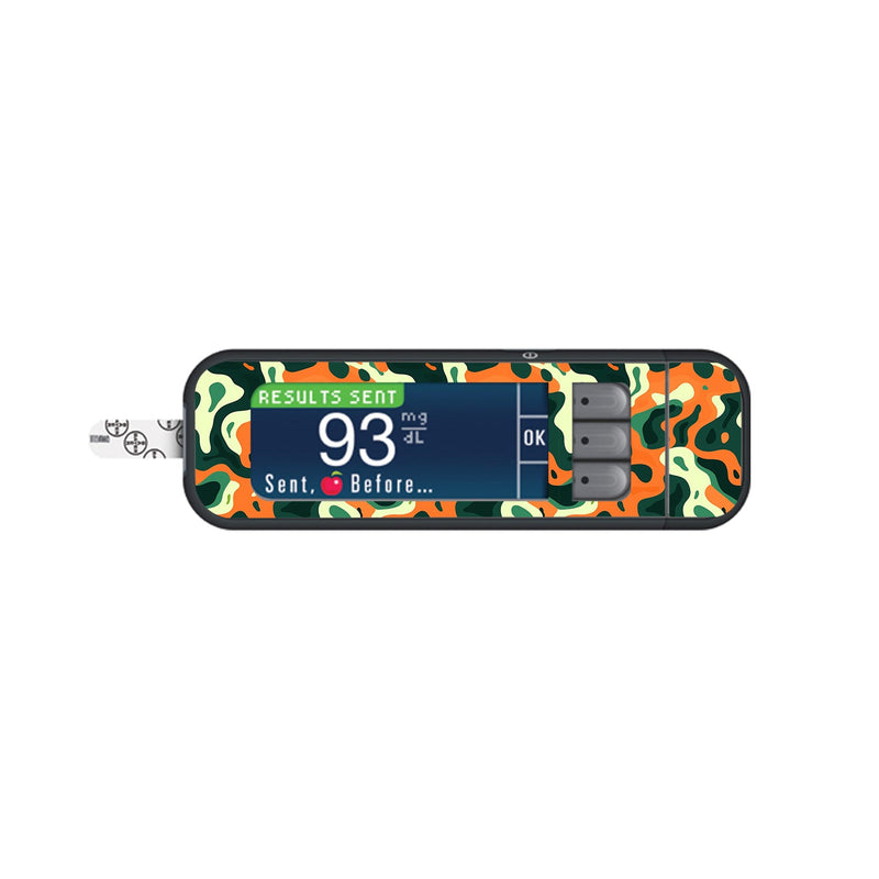 Peelz Wild Current Bayer Contour Next Glucometer Sticker - Pump Peelz Peelz/Stickers