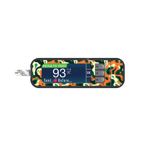 Peelz Wild Current Bayer Contour Next Glucometer Sticker - Pump Peelz Peelz/Stickers