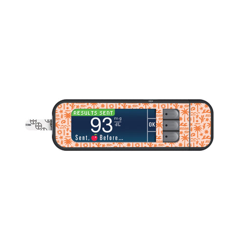 Peelz Terracotta Tides Bayer Contour Next Glucometer Sticker - Pump Peelz Peelz/Stickers
