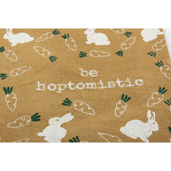 The Bullish Store - Be Hoptomistic Dish Cloth Towel | Novelty Tea Towel | Cute Kitchen Hand Towel | 20" X 26"